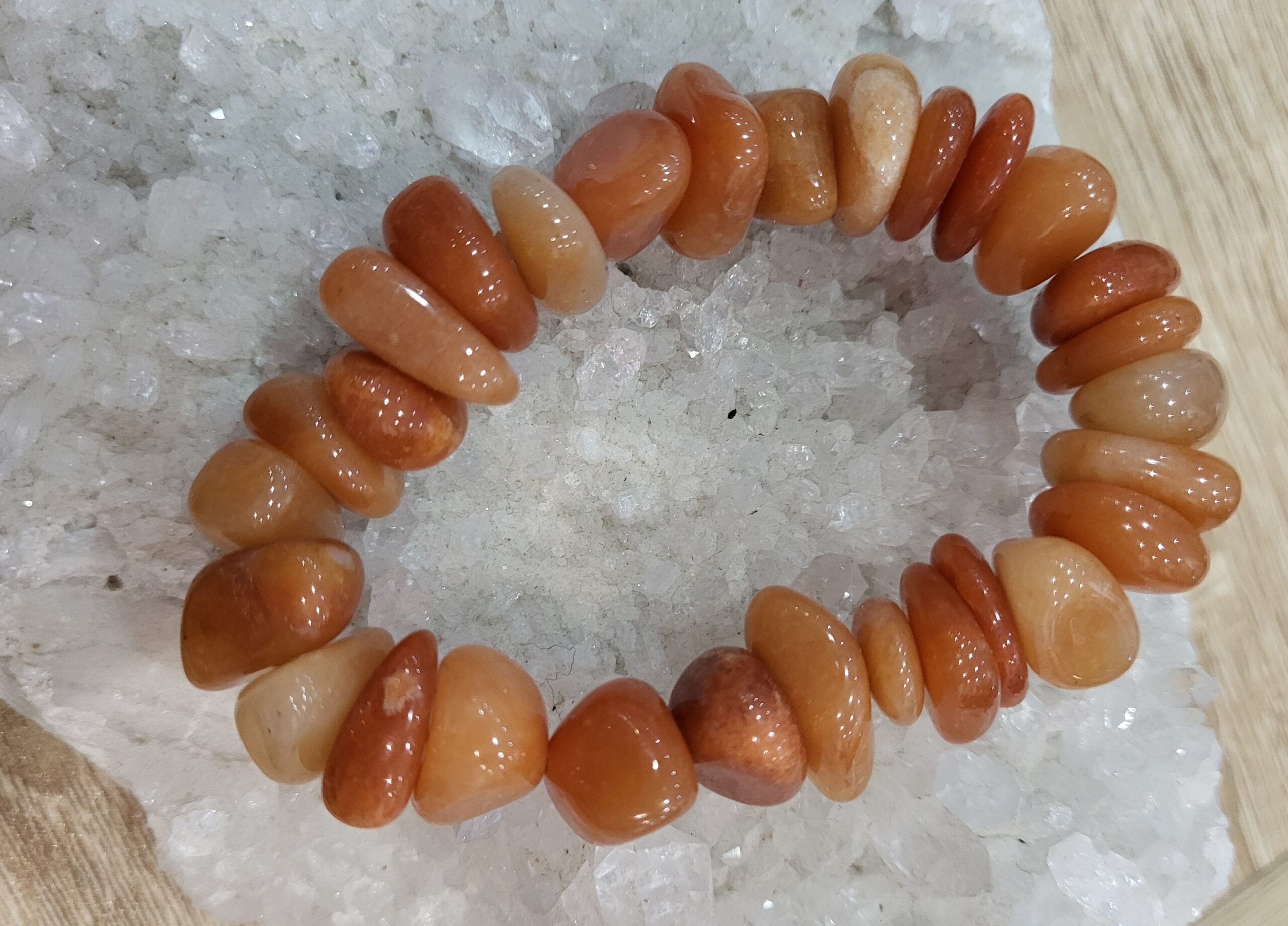 Pierre "vitalité" Aventurine orange brute – Image 1