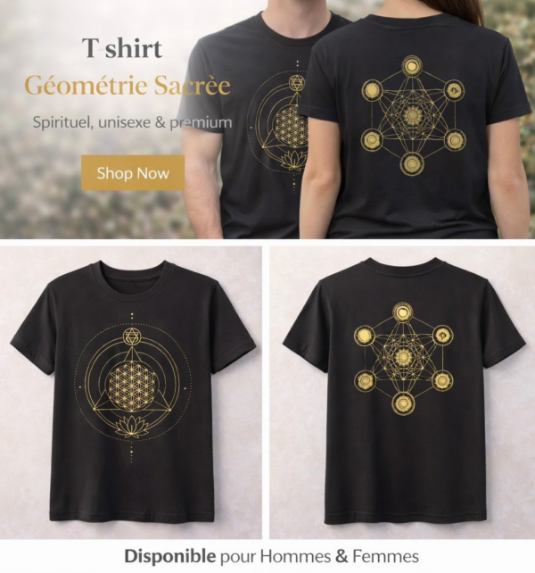 T-shirt géométrie sacré 100%