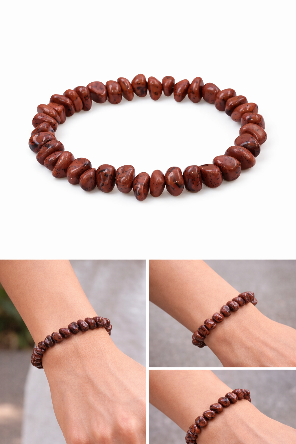 Pierre "protection" Obsidienne acajou – Image 1