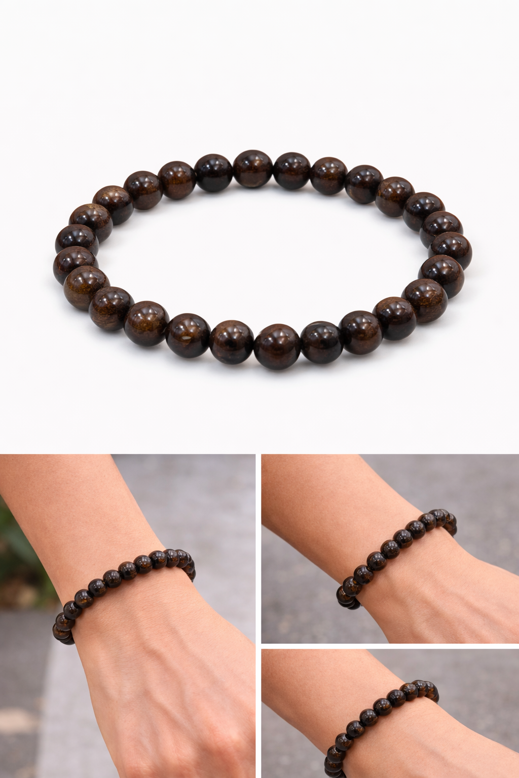 Pierre "Stabilité et sérénité" Bronzite – Image 1