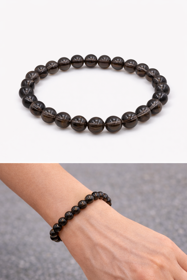 Pierre "ancrage" Quartz fumé