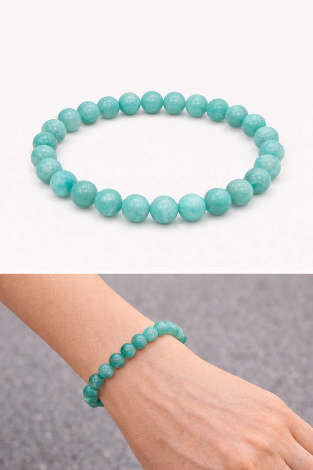 Pierre "apaisement et équilibre" Amazonite – Image 1