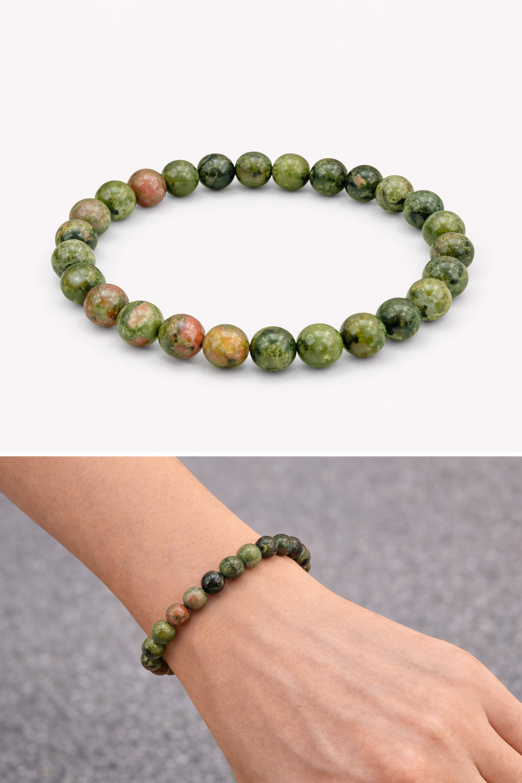 Pierre "équilibre" Unakite – Image 1