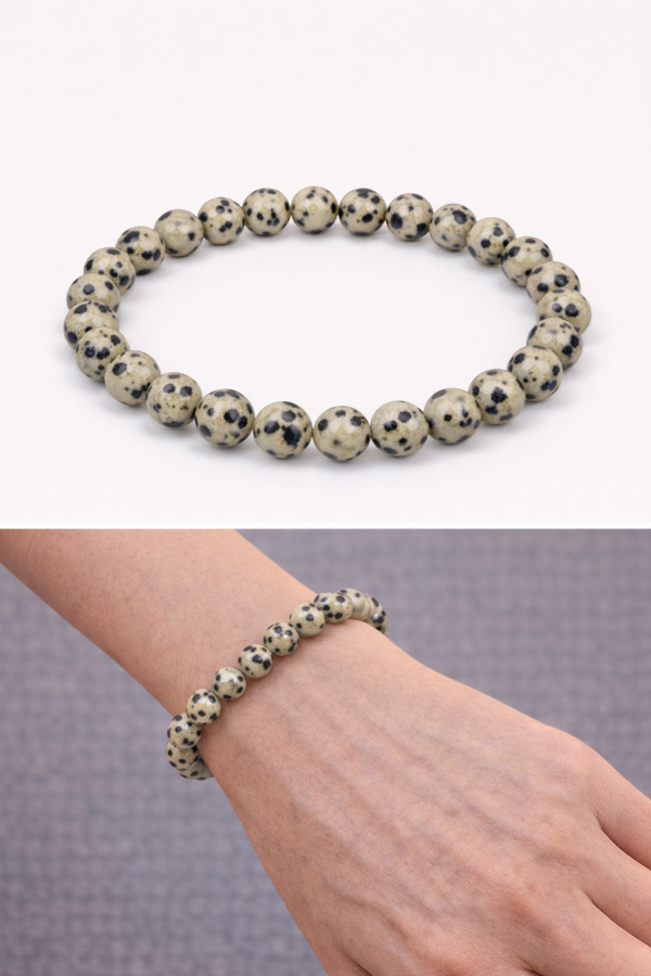 Pierre "protection" Jaspe dalmatien