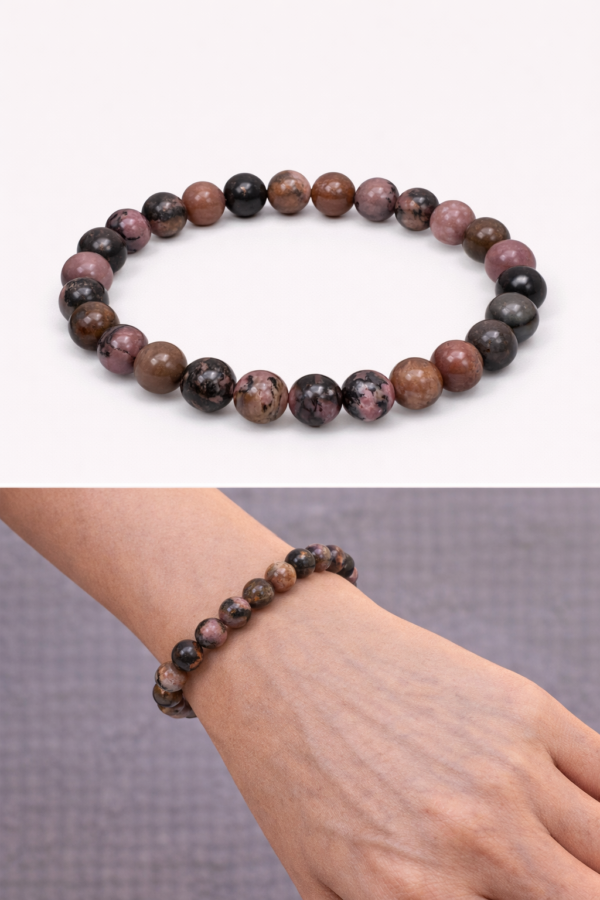 Pierre "guérison" Rhodonite