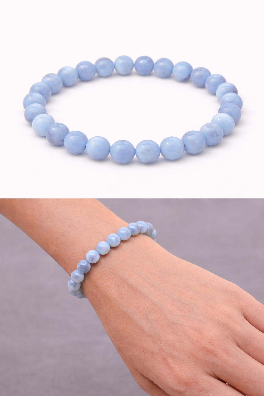 Pierre "sérénité" Calcédoine bleue – Image 1