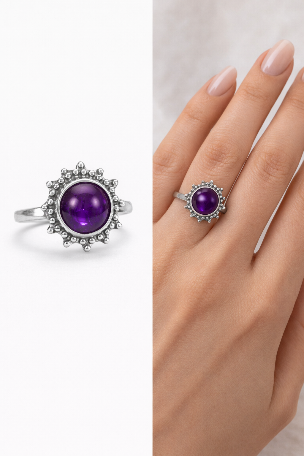 bague améthyste – Image 1