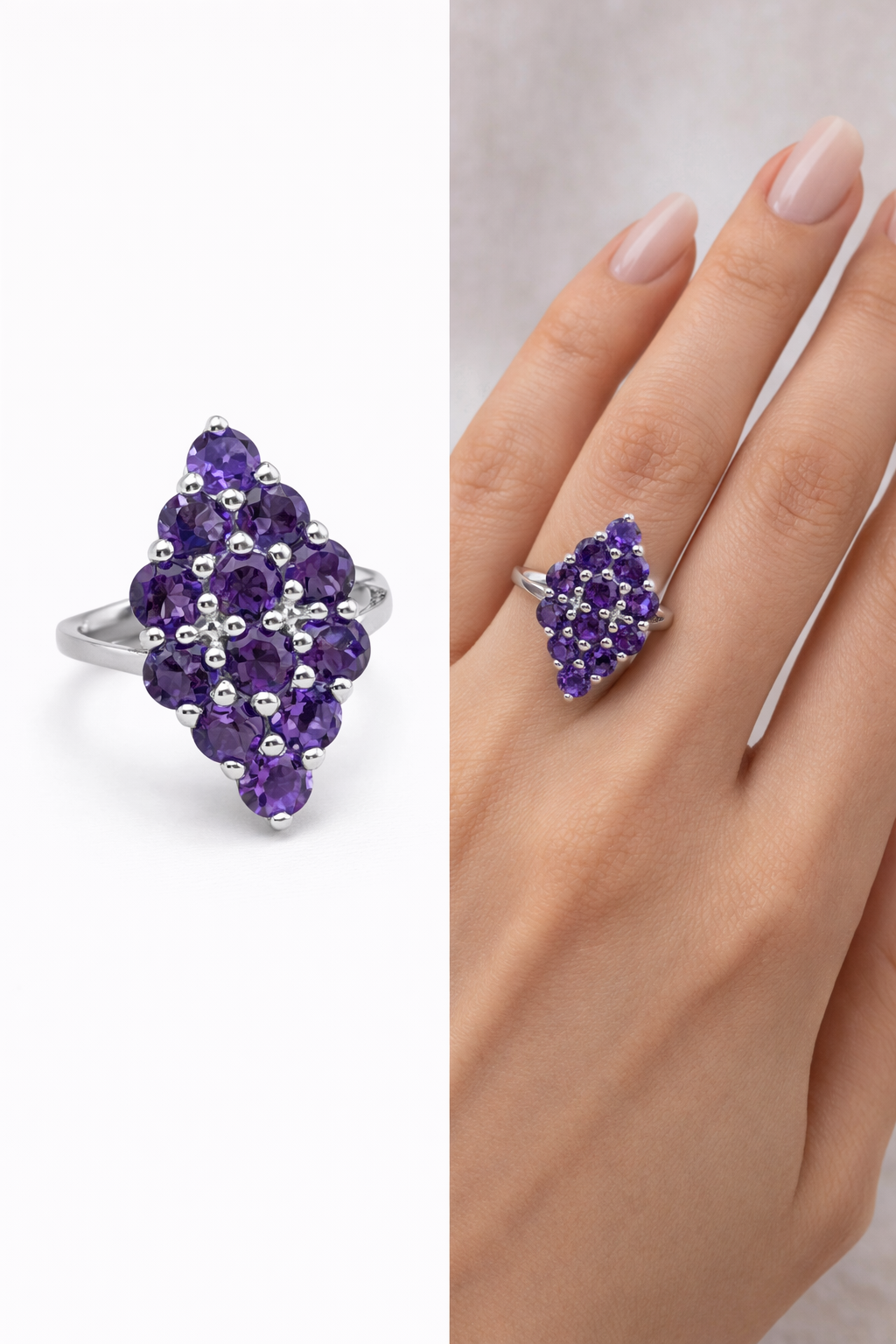 bague améthyste – Image 1