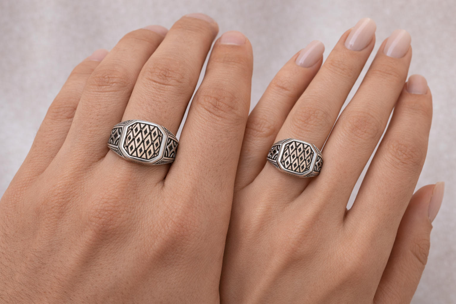 bague argent – Image 1