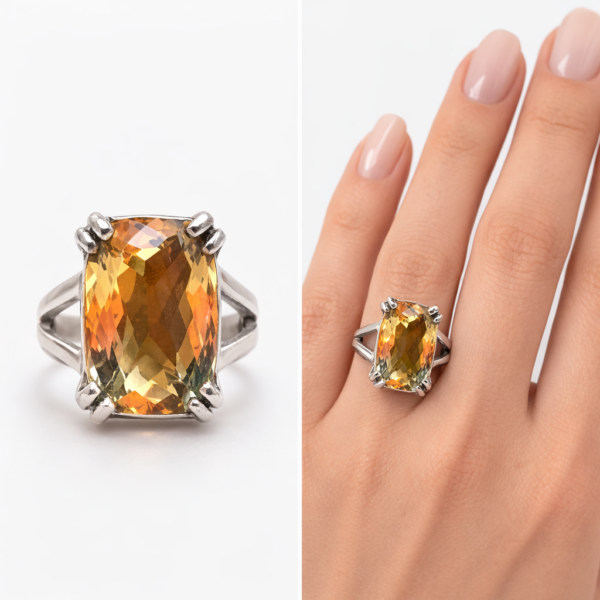 bague citrine