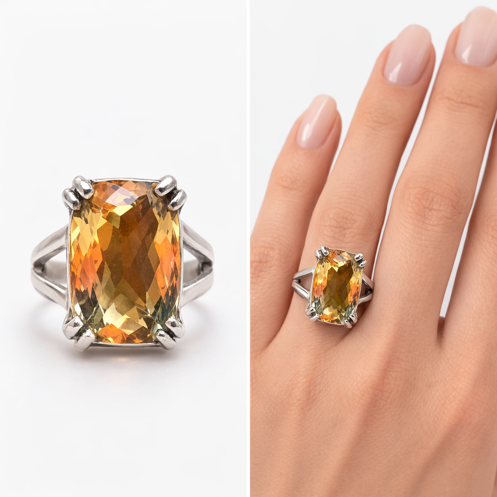 bague citrine – Image 1