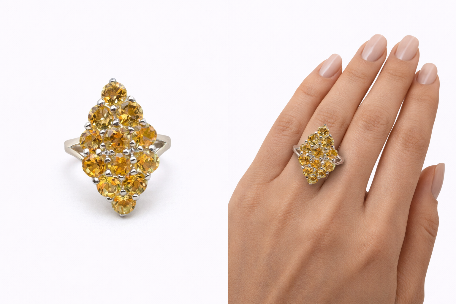 bague citrine – Image 1