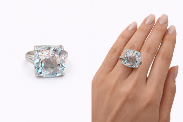 bague cristal de roche