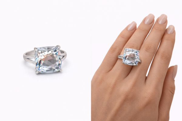 bague cristal de roche