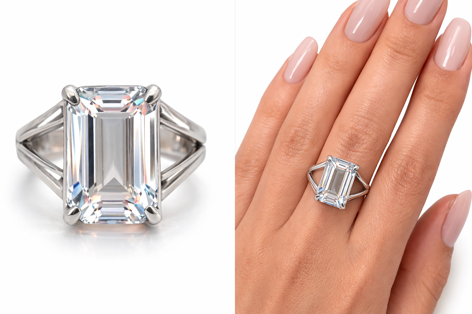 bague cristal de roche – Image 1