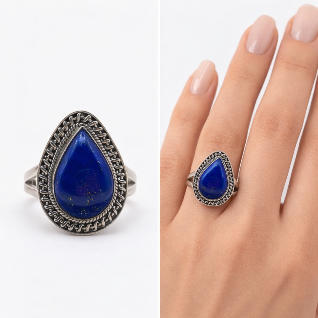 bague lapis-lazuli – Image 1