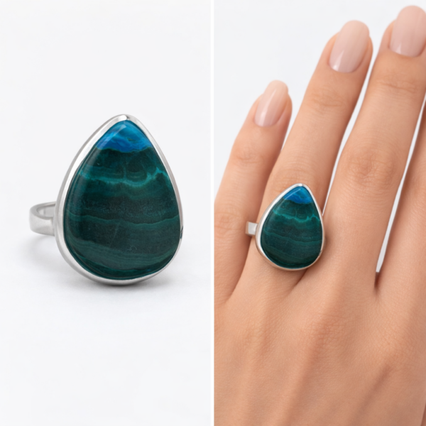 bague malachite