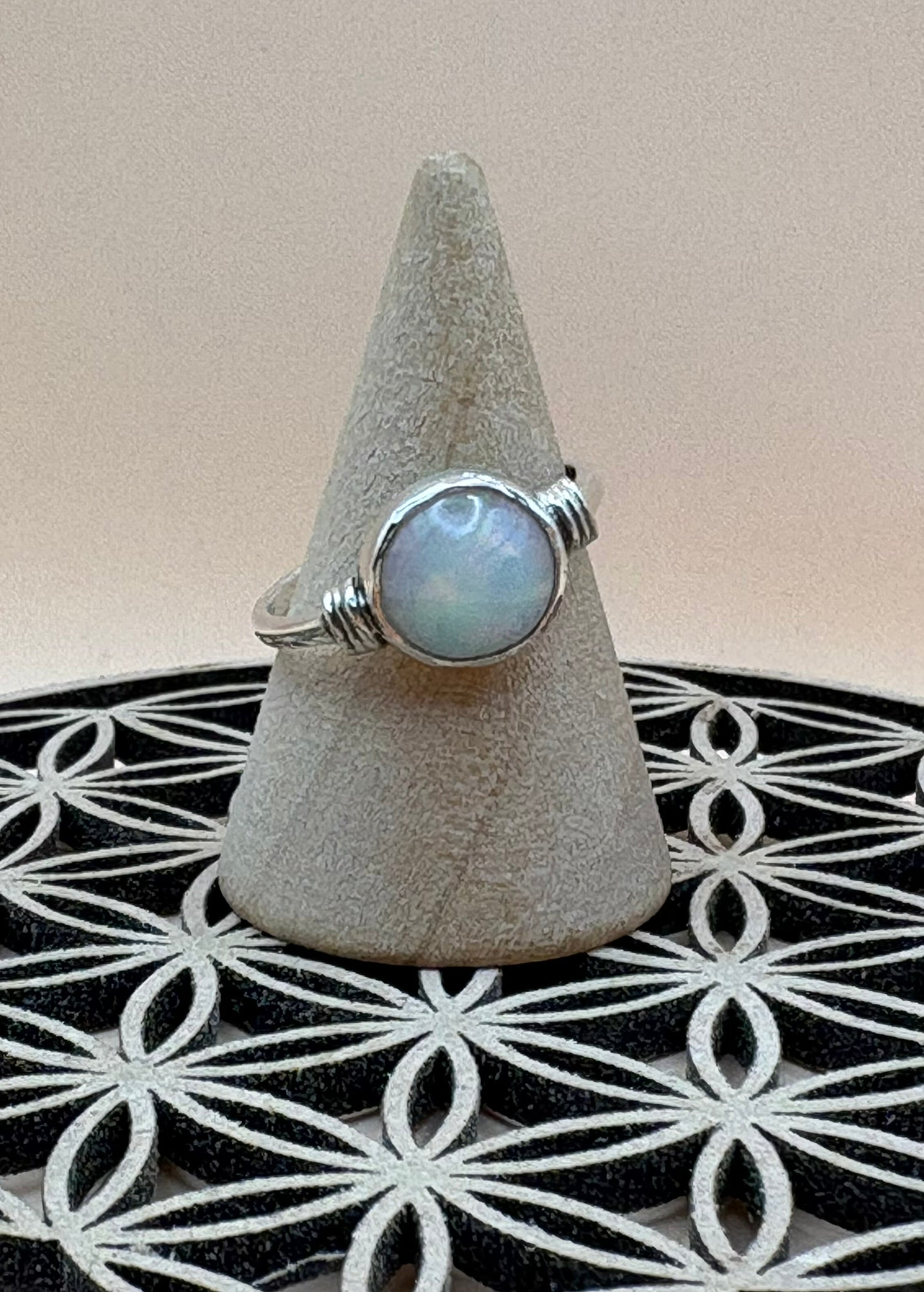 bague opale – Image 1