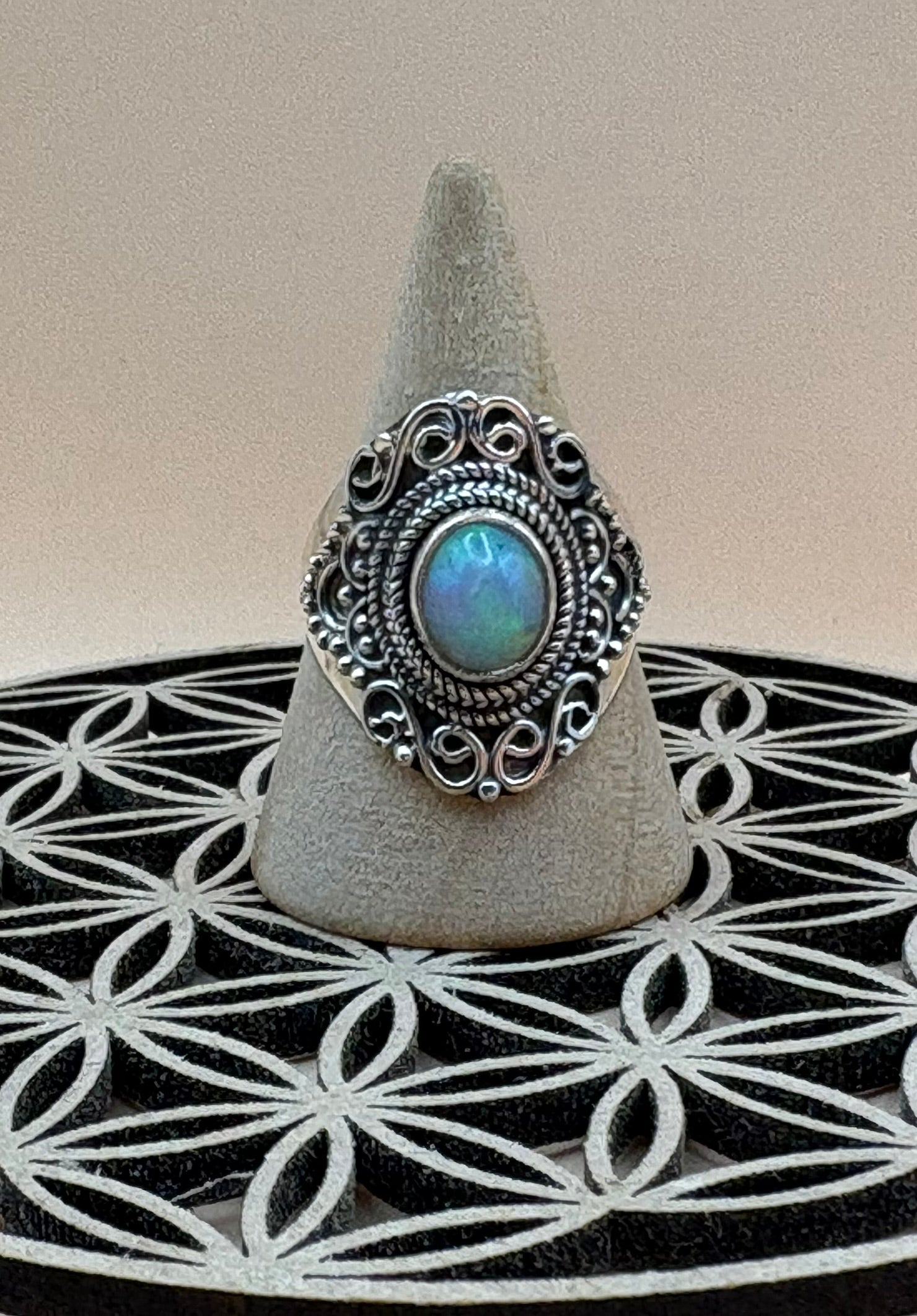 bague opale – Image 1