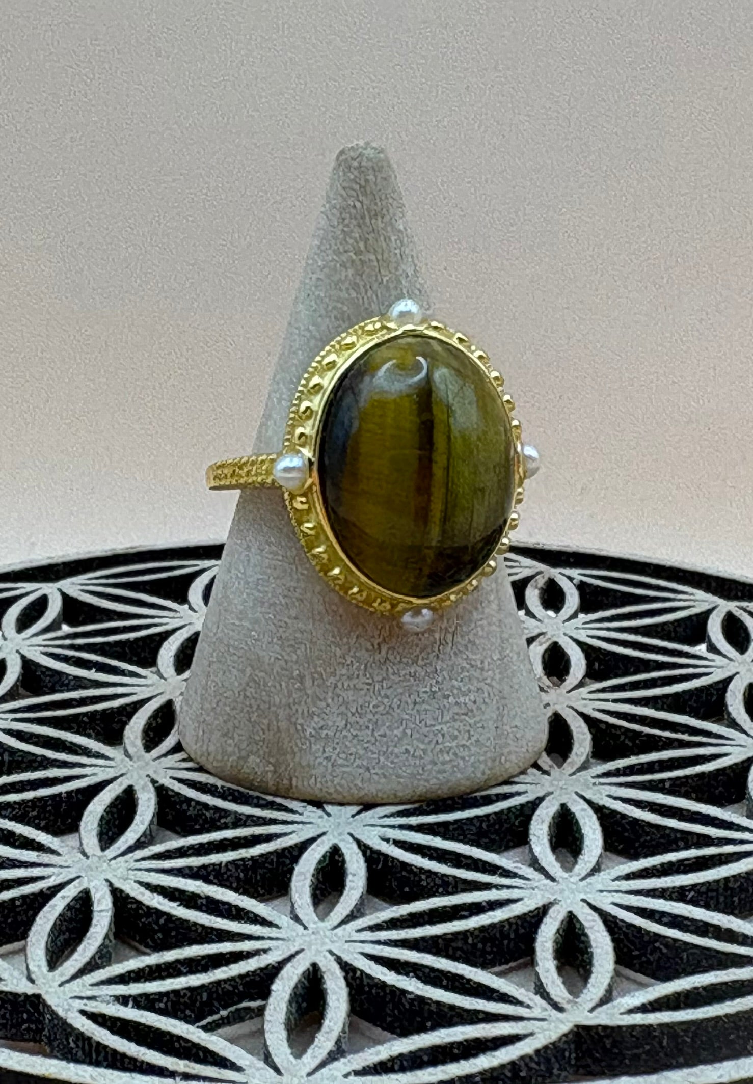 bague oeil de tigre – Image 1