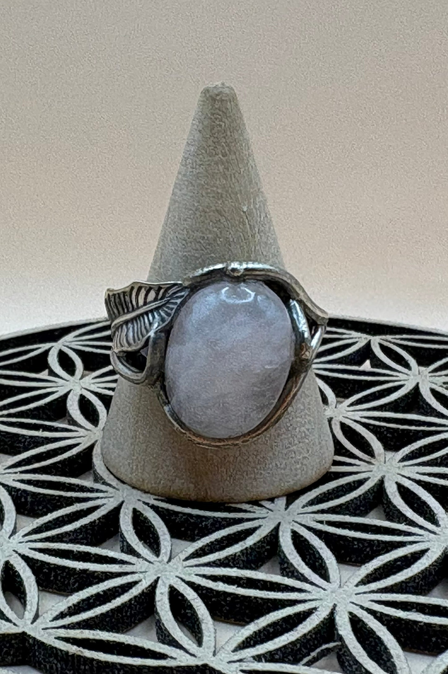 bague quartz rose – Image 1