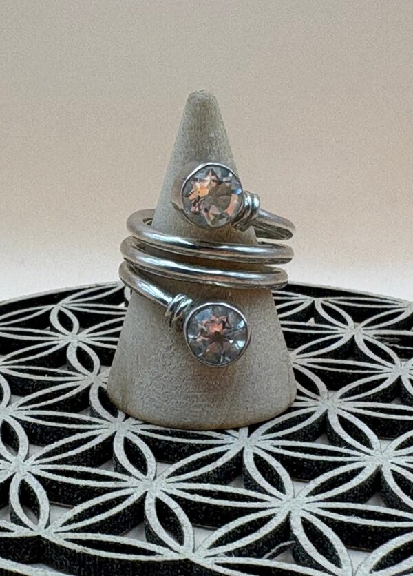 bague cristal de roche