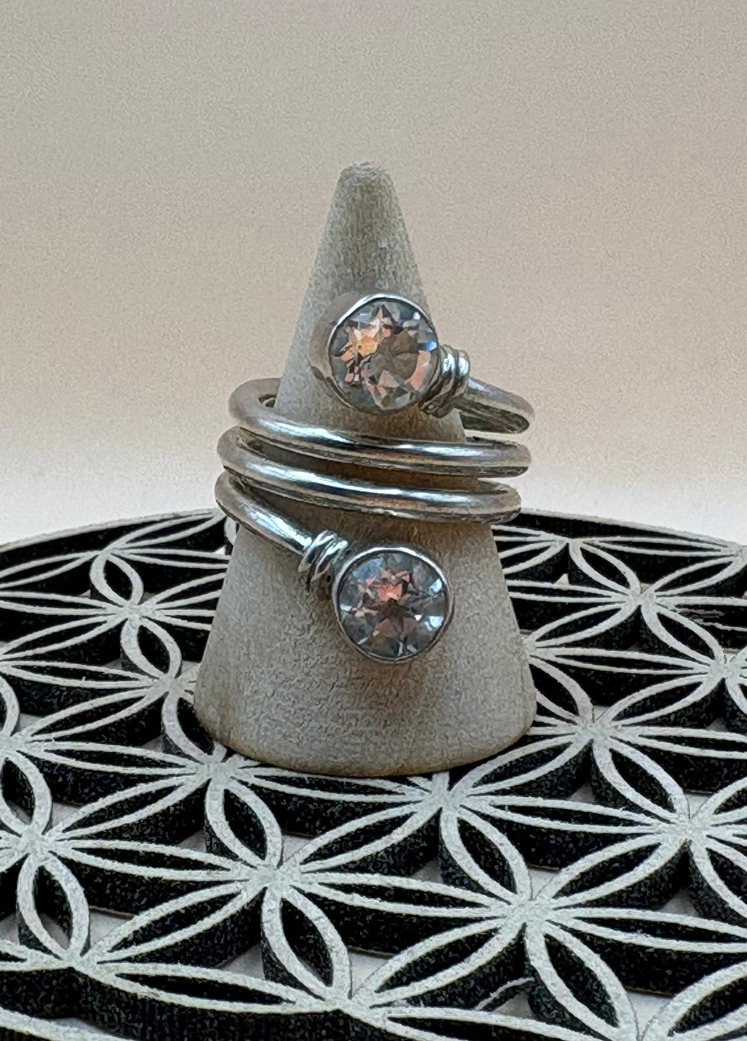 bague cristal de roche – Image 1