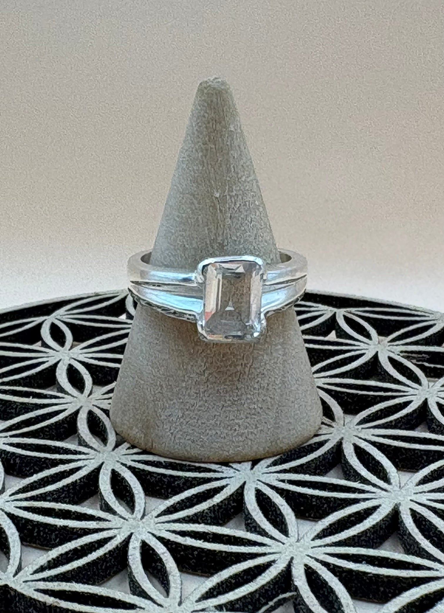 bague cristal de roche – Image 1