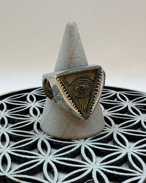 bague oeil d'Orus argent