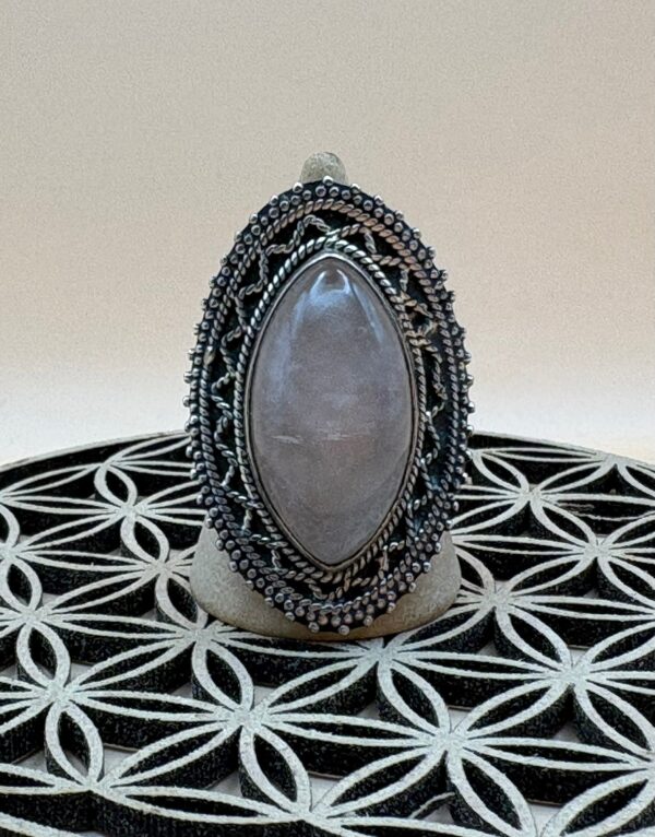bague quartz rose