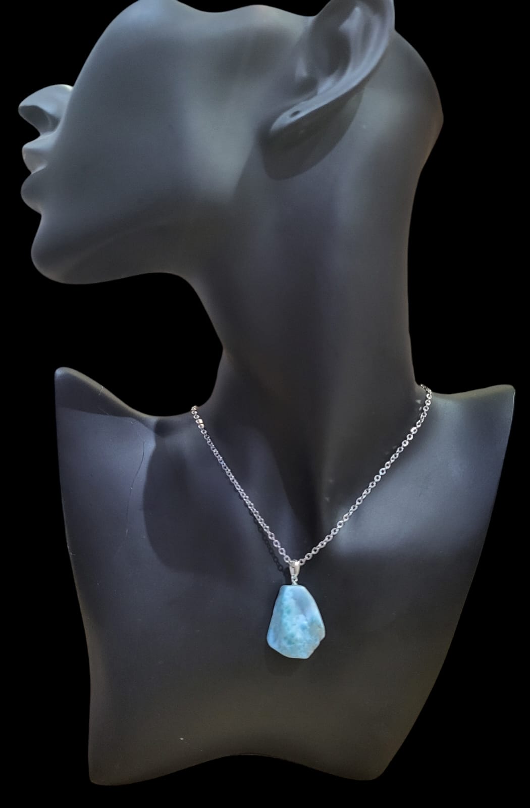 Collier pierre "sérénité" Larimar – Image 1