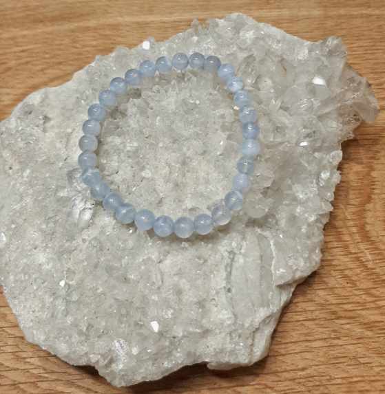 Pierre "clarté" Calcite bleue