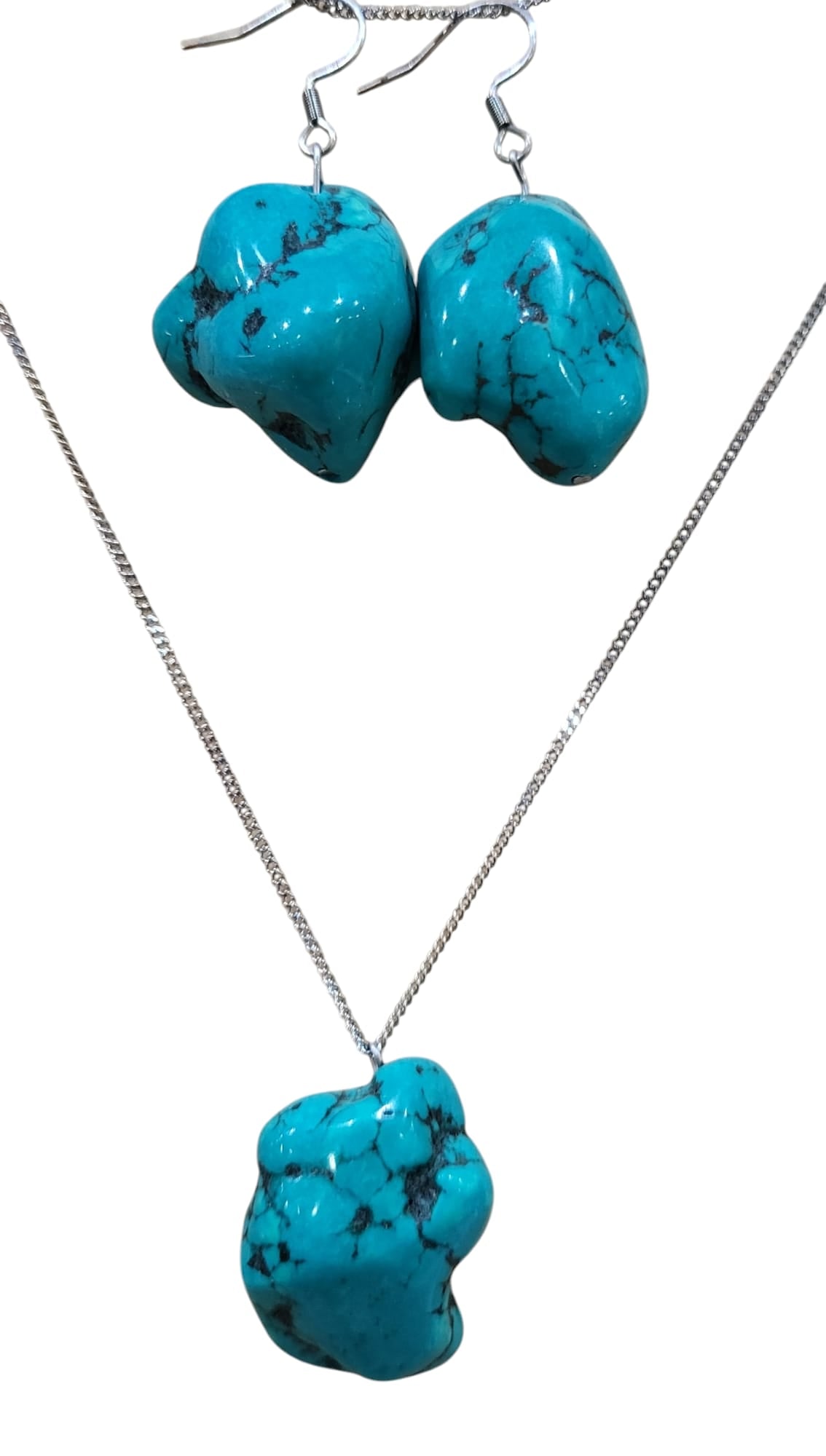 Parure Turquoise pierre "communication" – Image 1