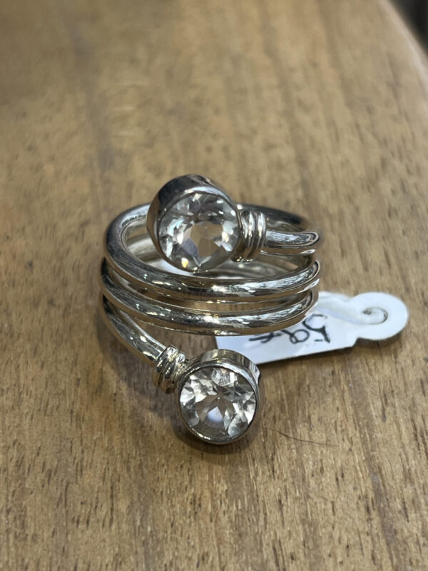 bague cristal de roche