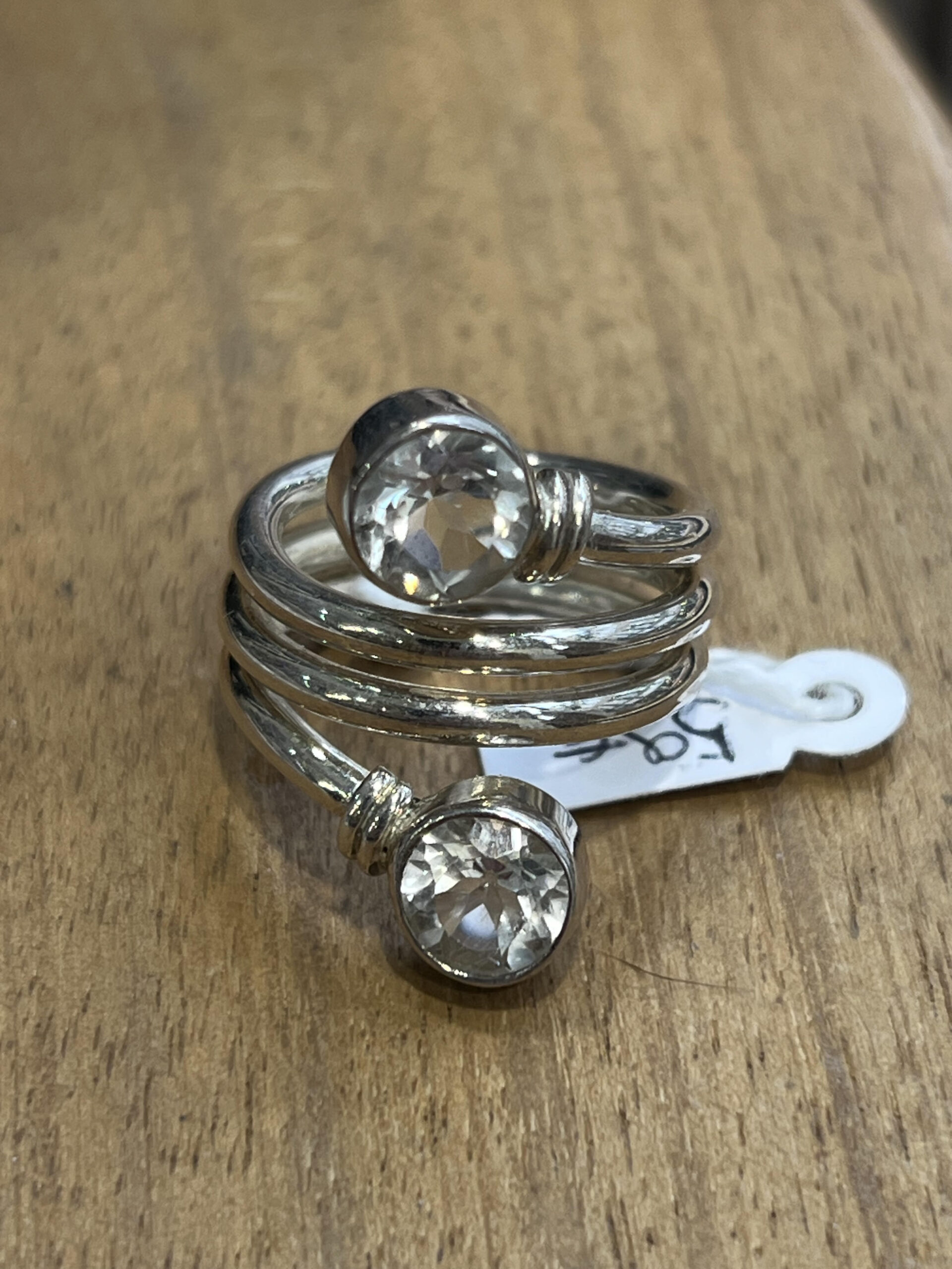 bague cristal de roche – Image 1