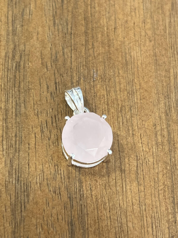pendentif quartz rose