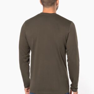 T-shirt col V manches longues homme – Image 2