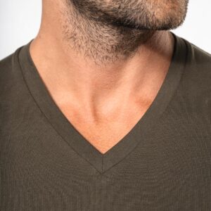 T-shirt col V manches longues homme – Image 3