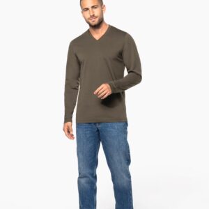 T-shirt col V manches longues homme – Image 6