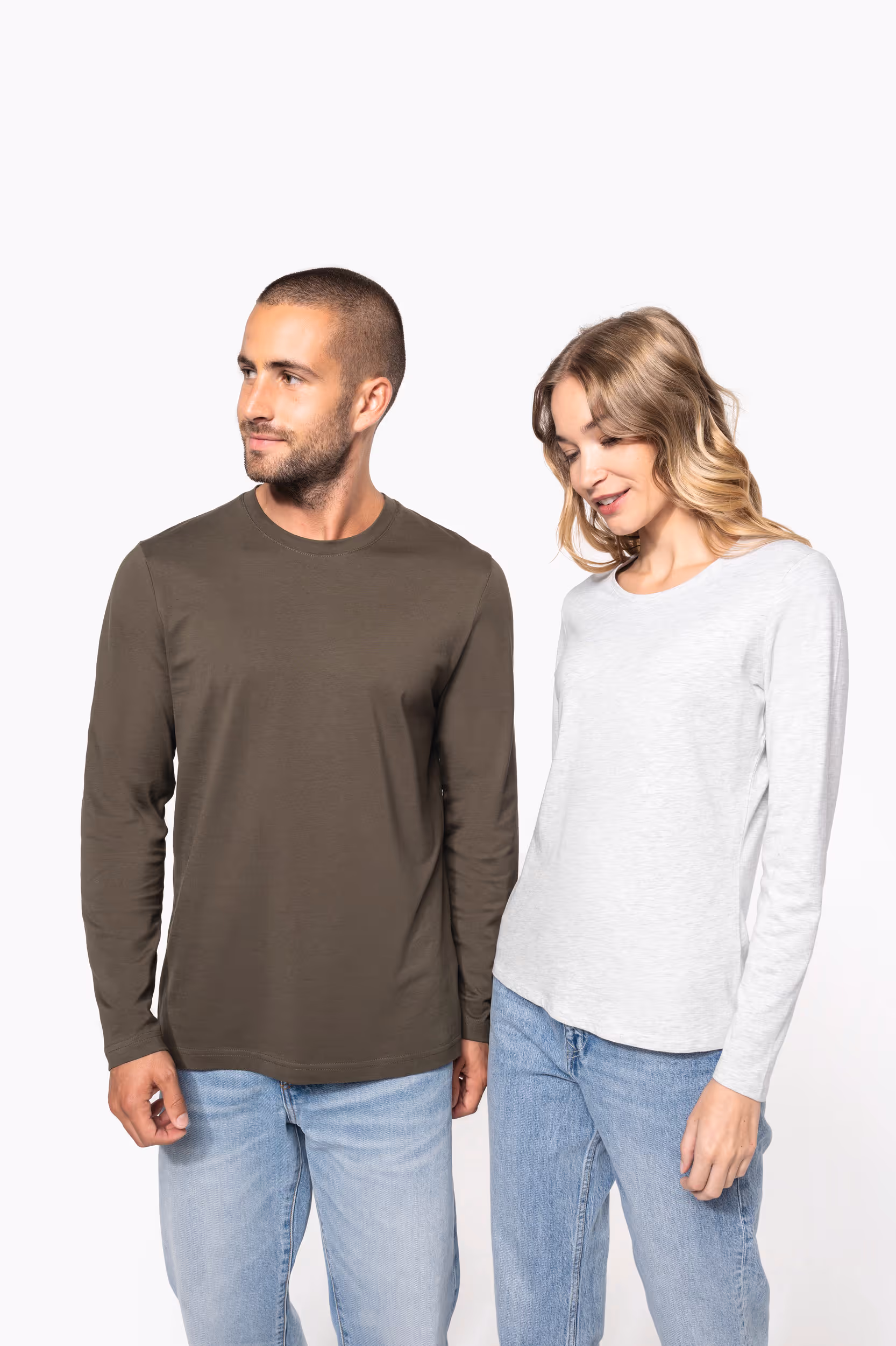 T-shirt col rond manches longues femme – Image 6