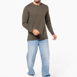 T-shirt col rond manches longues homme – Image 8