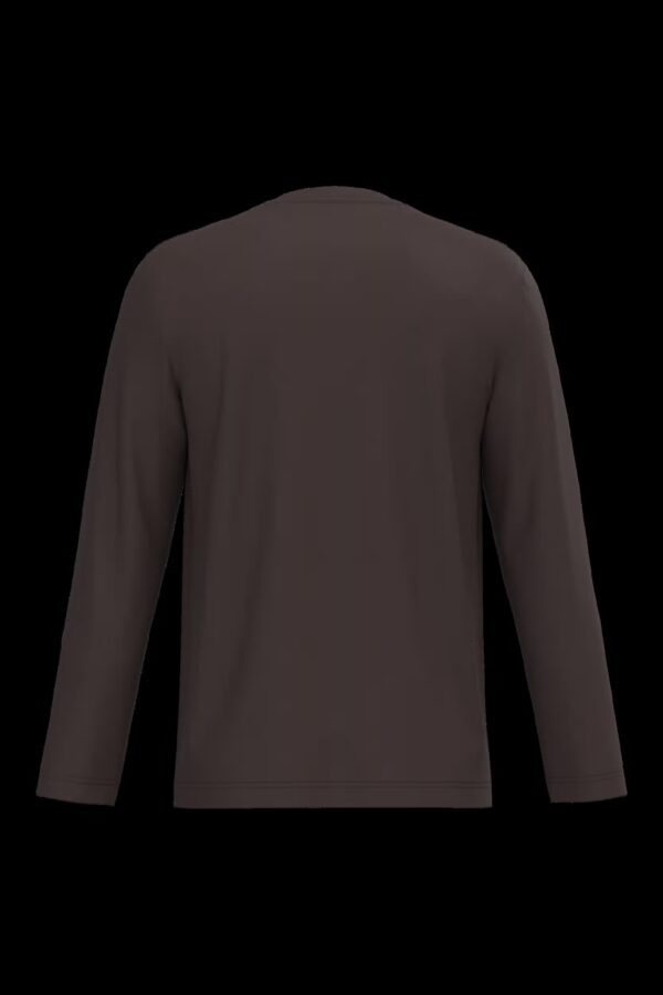 T-shirt col V manches longues homme