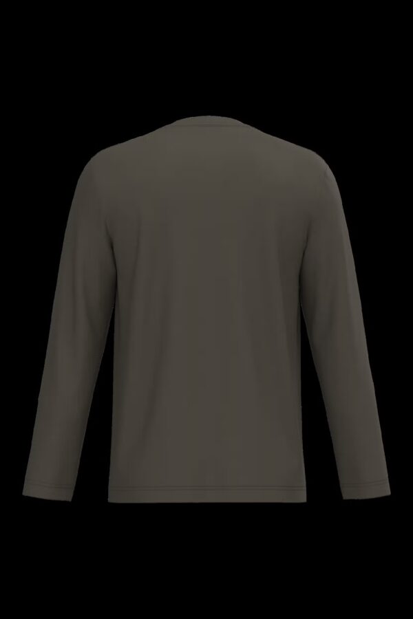 T-shirt col V manches longues homme