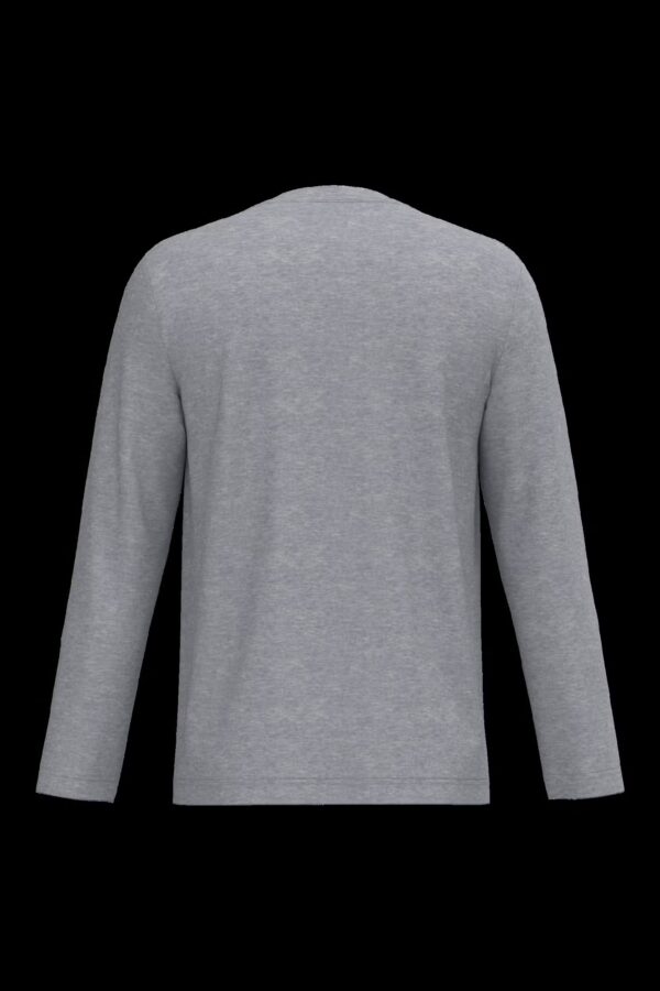 T-shirt col V manches longues homme