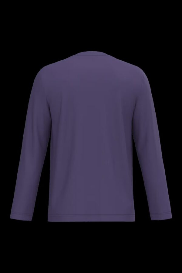 T-shirt col V manches longues homme