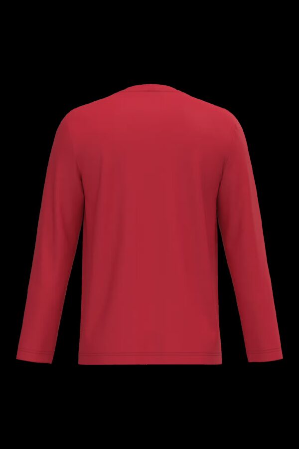T-shirt col V manches longues homme
