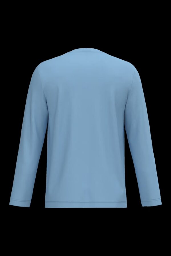 T-shirt col V manches longues homme
