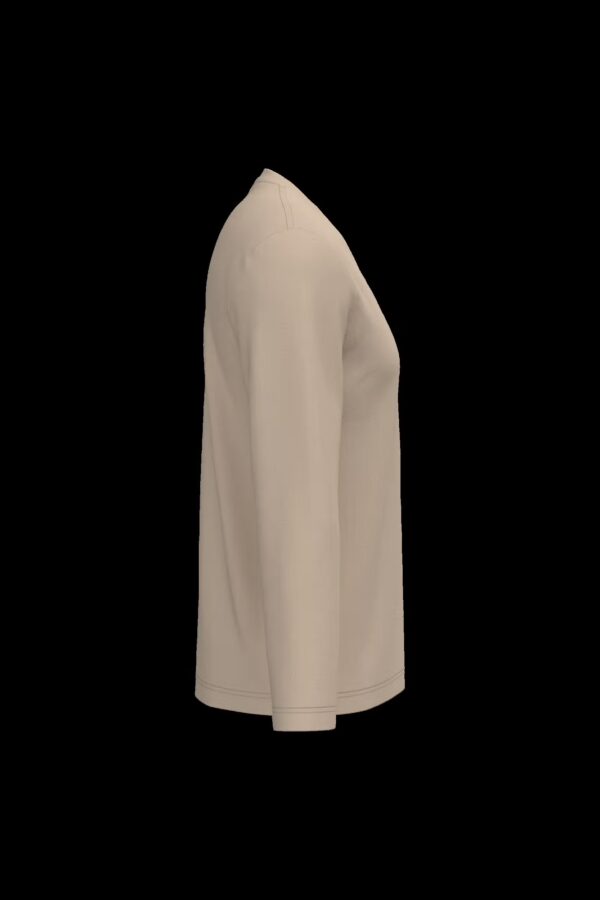 T-shirt col V manches longues homme