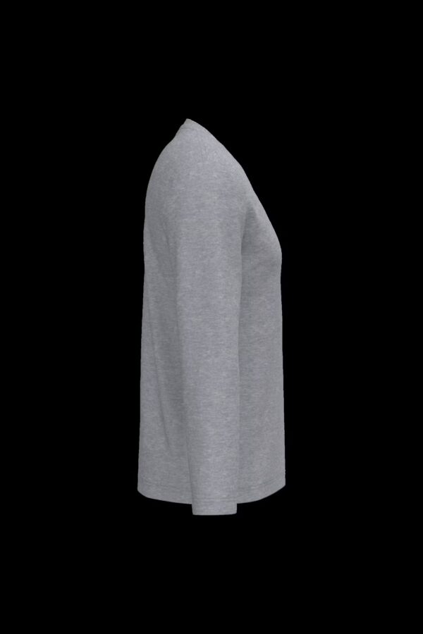 T-shirt col V manches longues homme