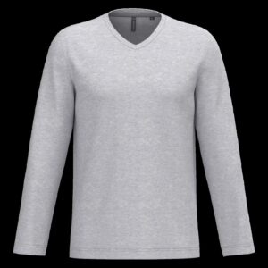 T-shirt col V manches longues homme – Image 17